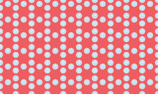 Цветной фон с различными аксессуарами