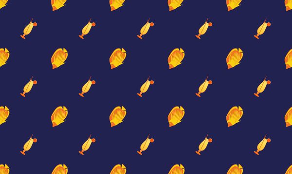 Цветной фон с различными аксессуарами