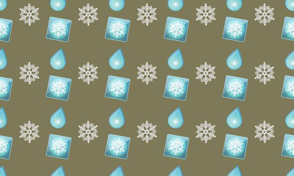 Цветной фон с различными аксессуарами