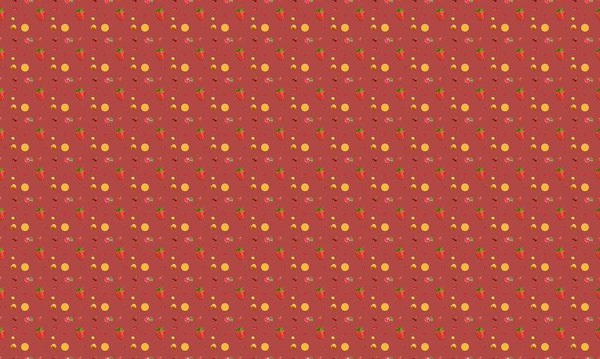 Цветной фон с различными аксессуарами