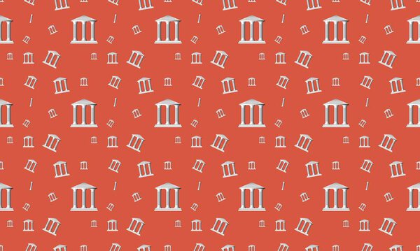 Цветной фон с различными аксессуарами