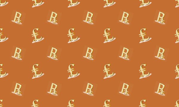 Colored background with different accessories