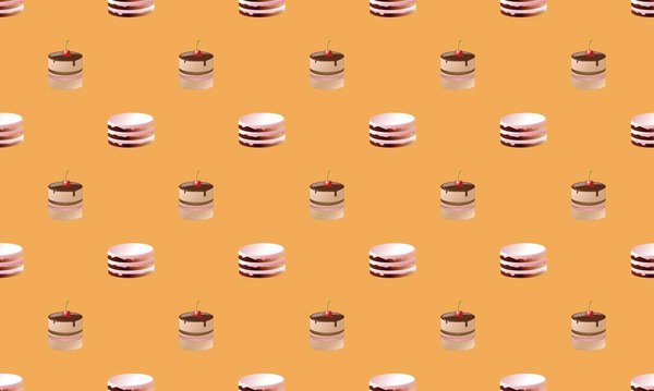 Цветной фон с различными аксессуарами