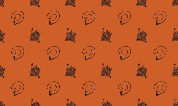 Цветной фон с различными аксессуарами