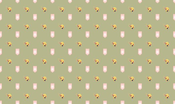 Цветной фон с различными аксессуарами