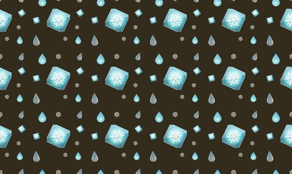 Colored background with different accessories