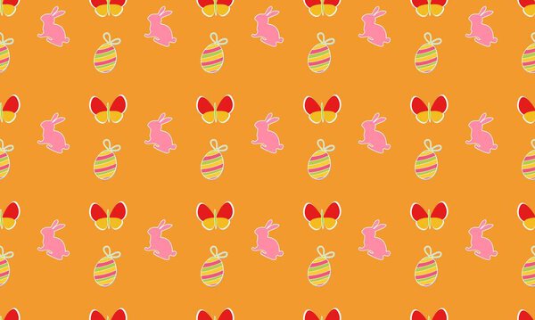 Цветной фон с различными аксессуарами