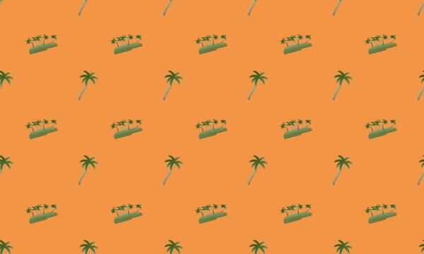 Colored background with different accessories