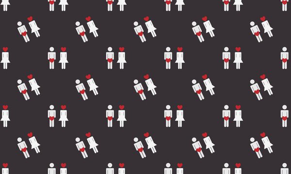 Colored background with different accessories