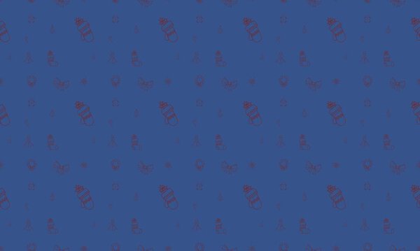 Colored background with different accessories