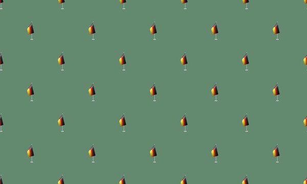 Цветной фон с различными аксессуарами