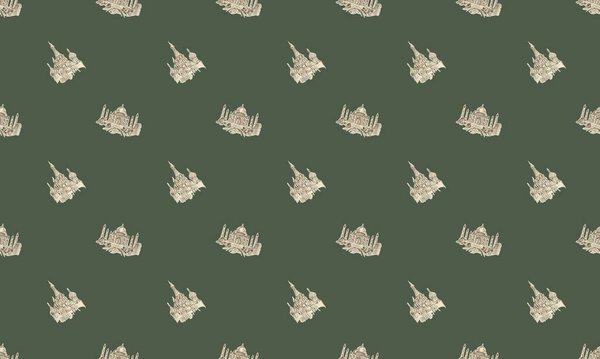 Цветной фон с различными аксессуарами