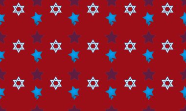 Colored background with different accessories vector Colored background with different accessories vector