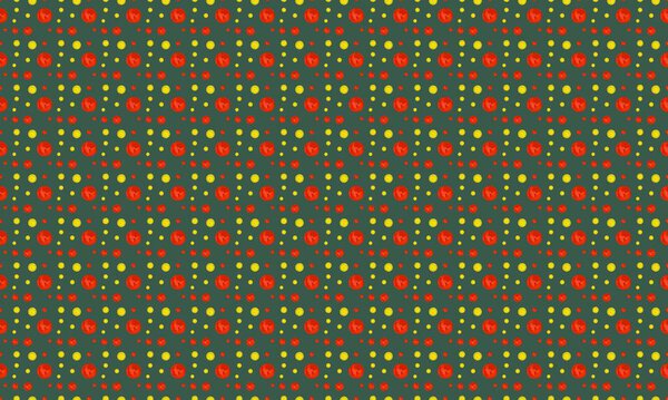 Цветной фон с различными аксессуарами