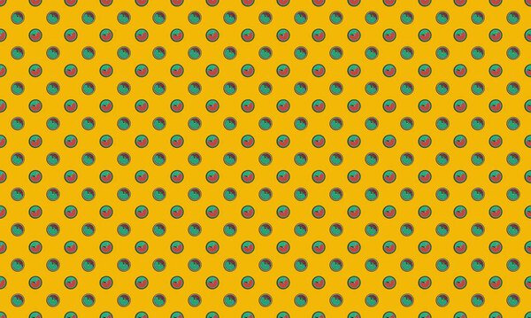 Цветной фон с различными аксессуарами