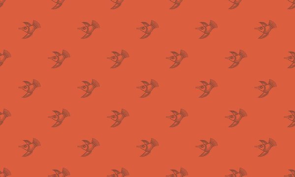 Colored background with different accessories