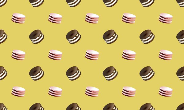 Цветной фон с различными аксессуарами