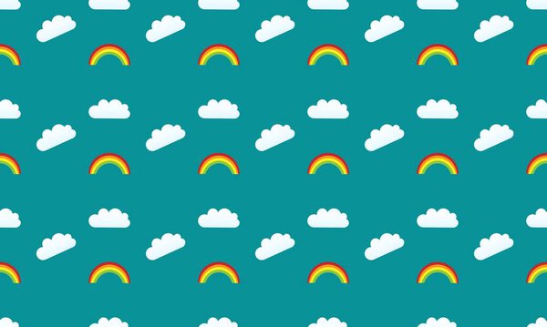 Colored background with different accessories