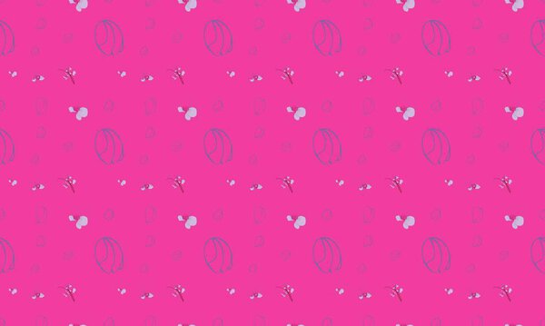 Colored background with different accessories