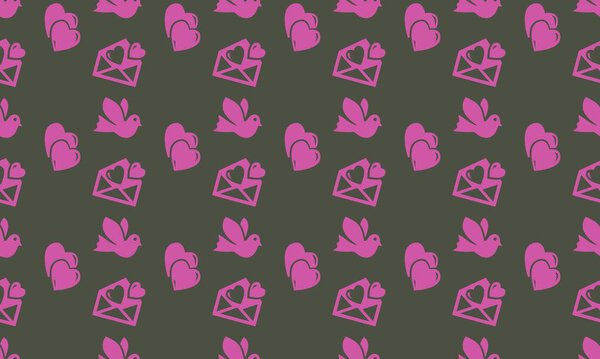 Цветной фон с различными аксессуарами