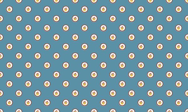 Colored background with different accessories