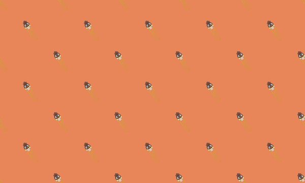 Colored background with different accessories