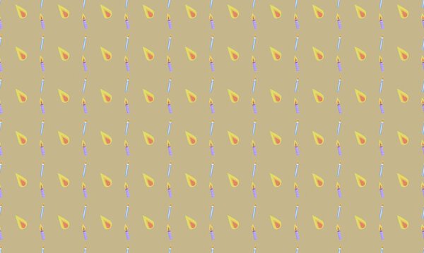 Colored background with different accessories