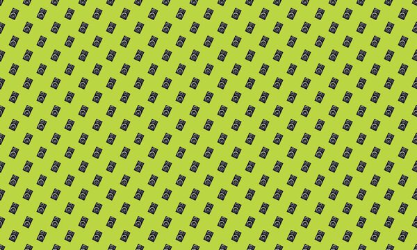 Colored background with different accessories