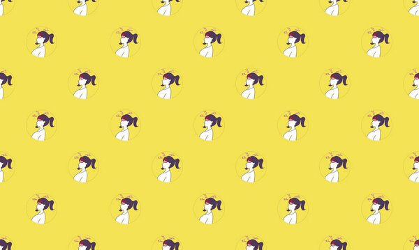 Цветной фон с различными аксессуарами