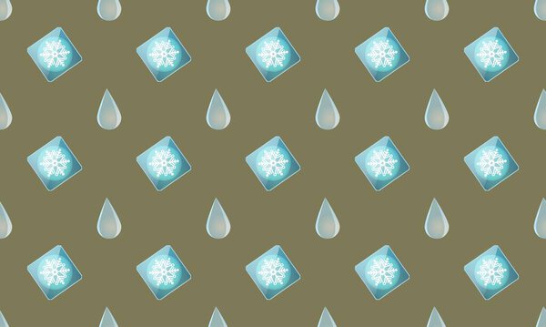 Цветной фон с различными аксессуарами