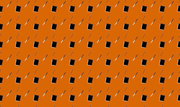 Цветной фон с различными аксессуарами