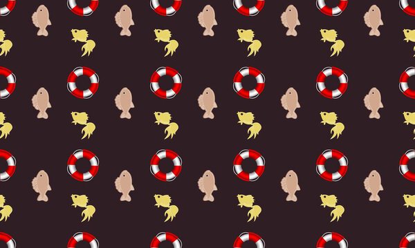 Цветной фон с различными аксессуарами