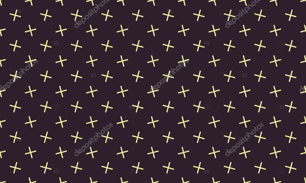 Colored background with different accessories