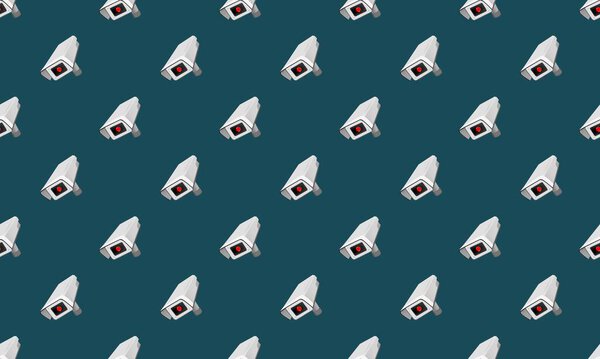 Colored background with different accessories