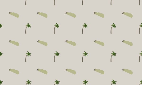 Colored background with different accessories