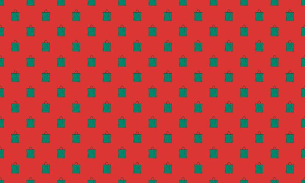 Цветной фон с различными аксессуарами