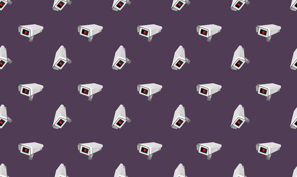 Colored background with different accessories