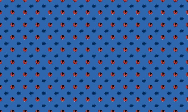 Цветной фон с различными аксессуарами