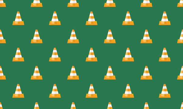 Colored background with different accessories