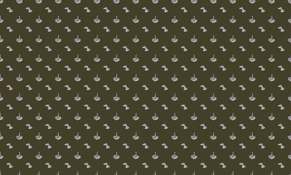 Colored background with different accessories