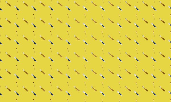 Цветной фон с различными аксессуарами