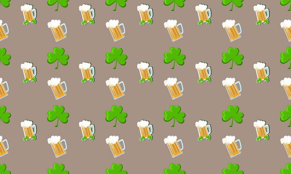 Цветной фон с различными аксессуарами