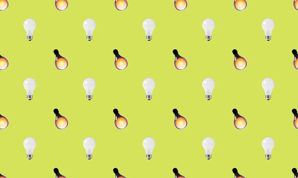 Цветной фон с различными аксессуарами