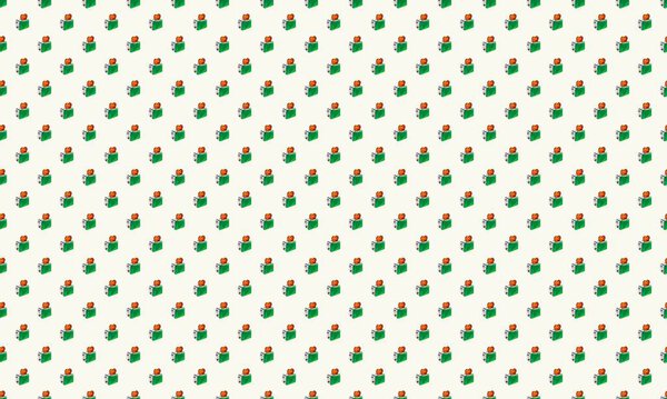 Цветной фон с различными аксессуарами