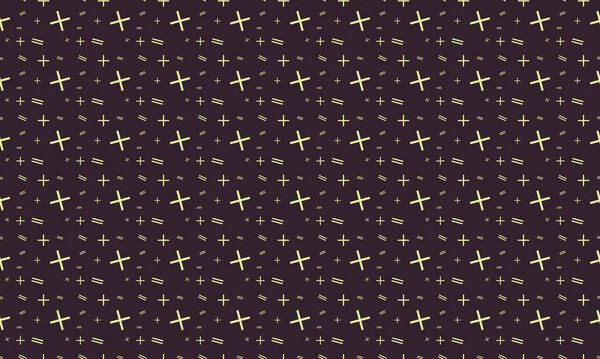 Colored background with different accessories