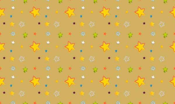 Цветной фон с различными аксессуарами