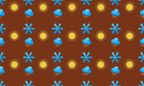 Colored background with different accessories