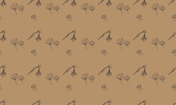 Colored background with different accessories