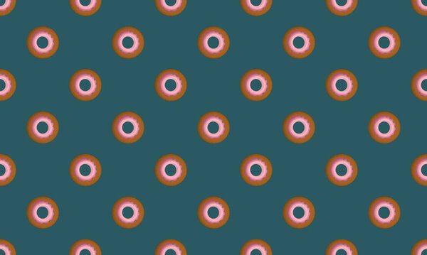 Colored background with different accessories