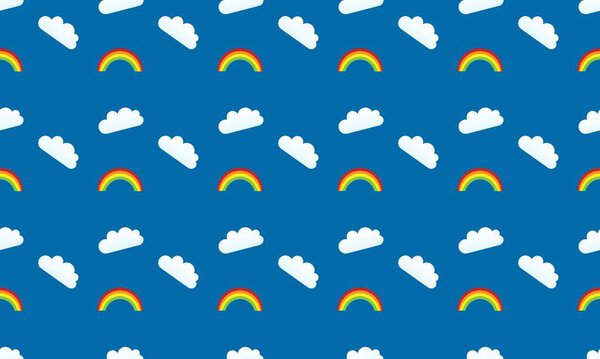 Цветной фон с различными аксессуарами